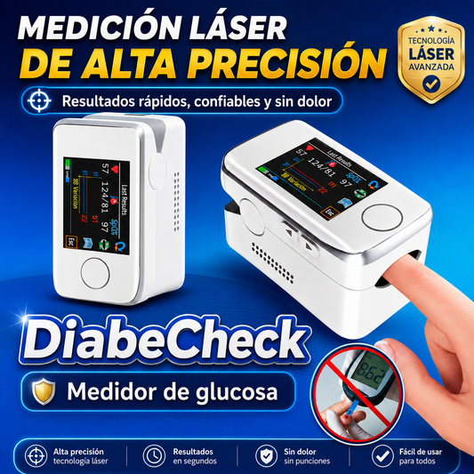 DIABECHECK - NO PINCHAZOS - 99,9% PRECISÍON - NOVEDAD EN MEXICO
